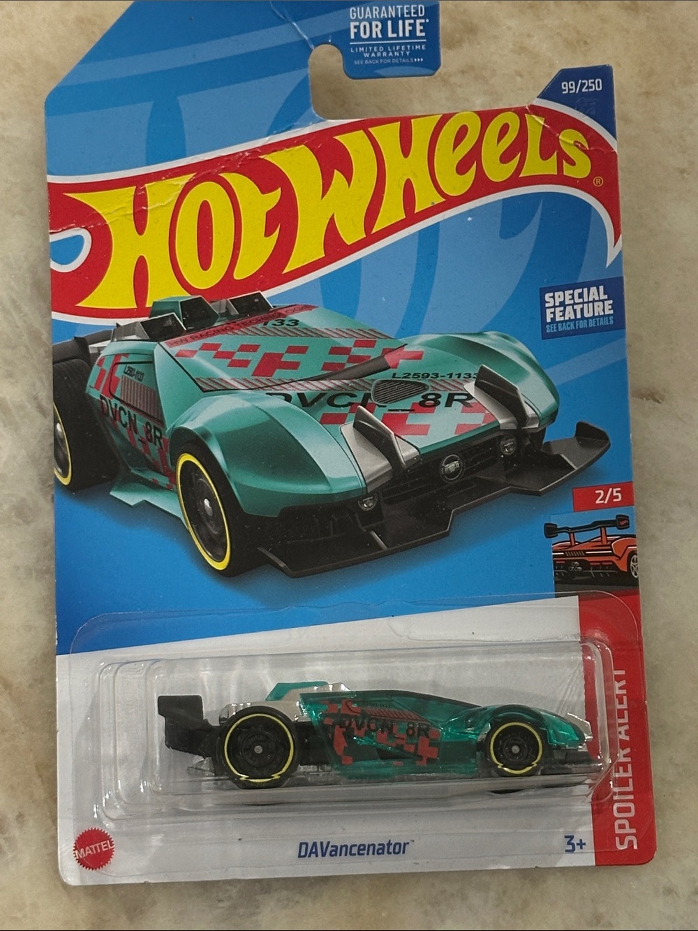 DAVancenator Kids Toy Car - Teal and Black